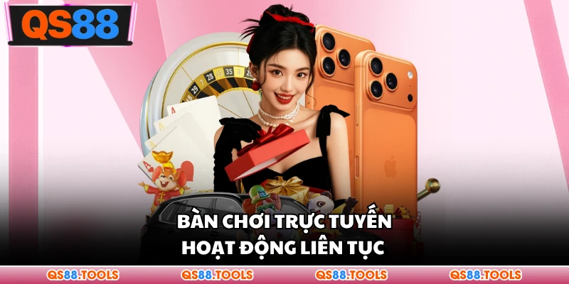 Casino QS88 - Không Gian Bàn Chơi Được Theo Dõi Nhiều 3 Liên tục hoạt động trực tuyến